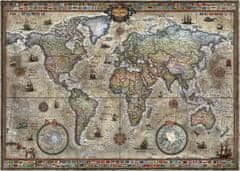 Heye Puzzle Map Art: Retro svět 1000 dílků
