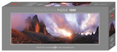 Heye Panoramatické puzzle Tre Cime, Dolomity, Itálie 1000 dílků
