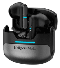 Krüger&Matz Sluchátka Bluetooth KRUGER & MATZ M8 Black