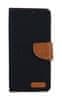 Canvas Pouzdro Xiaomi Redmi Note 12 knížkové černé 112840