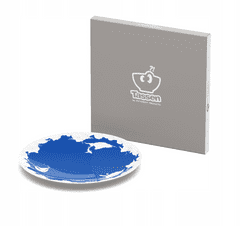 58products , Porcelánový talíř Limitovaná Edice Heavently 20 cm | bílá, modrá