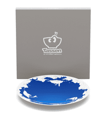 58products , Porcelánový talíř Limitovaná Edice Heavently 20 cm | bílá, modrá