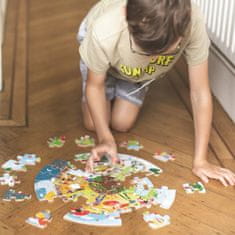Bigjigs Toys Kulaté podlahové puzzle SEASON 50 dílků