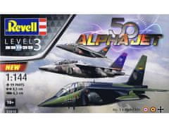 Revell Aplha Jet, 50 výročí, Plastic ModelKit letadla 03810, 1/144