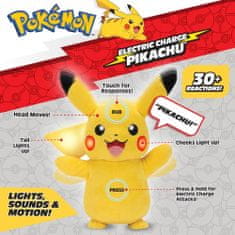 Jazwares Pokémon Interaktivní Plyšák Pikachu 28cm Electric Charge