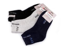 Kraftika 3pár (vel. 39-42) mix pánské bavlněné ponožky thermo