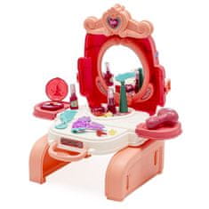 Baby Mix Dívčí přenosný kosmetický salon 3 v 1 batoh
