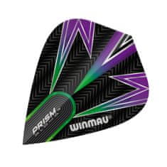 Winmau Letky Prism Alpha - Black, Green & Purple - Kite W6907.116
