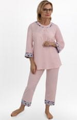 Luna Martel 233 dámské pyžamo 3/4 Barva: růžová, Velikost: M