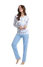 Luna 650 dámské pyžamo dlouhé Barva: modrá, Velikost: M