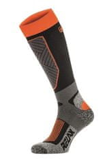 Relax Lyžařské ponožky Relax Compress S (35-38) black orange