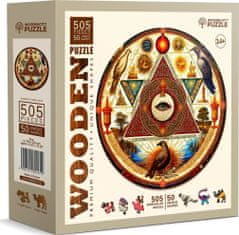 Wooden city Dřevěné puzzle Oko vesmíru 505 dílků EKO