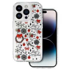 TEL PROTECT Christmas průhledné pouzdro pro iPhone 15 Plus - vzor 5 Vánoční ozdoby