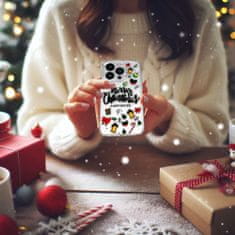 TEL PROTECT Christmas průhledné pouzdro pro iPhone 14 Pro Max - vzor 3 Vánoční ozdoby