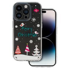 TEL PROTECT Christmas průhledné pouzdro pro iPhone 13 Pro Max - vzor 4 Veselé Vánoce