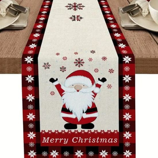 HOME & MARKER® Vánoční ubrus na stůl, 33 x 180 cm | XMASRUNNER