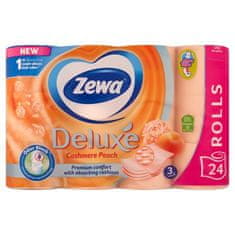 Zewa Toaletní papír "Deluxe", broskev, 3vrstvý, 24 rolí, 40878