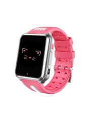 Dětské růžové smart hodinky H1-2023 48GB s bezkonkurenční výdrží baterie