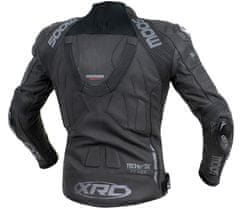 XRC Kožená bunda na moto blk/grey vel. 52