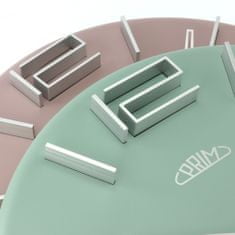 Prim Nástěnné designové plastové hodiny PRIM Pastel, světle zelená