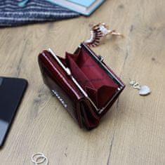 Dámská kožená malá peněženka Gregorio Glassidy, červená