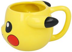 CurePink Keramický 3D hrnek Pokémon: Pikachu (objem 500 ml)