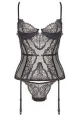 Beautynight Dámský korzet Ravenna corset black, černá, L/XL