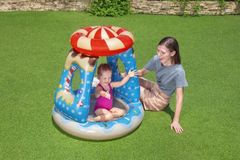 Intex Nafukovací dětský bazén - brouzdaliště se stříškou - 91 x 91 x 89 cm