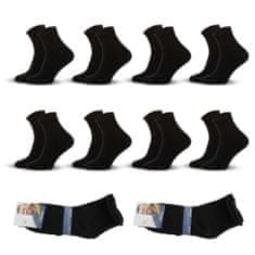 Aleszale 8x ponožky froté tlusté zimní bavlněné hladké pánské ponožky bez tlaku 43-46 - vícebarevná