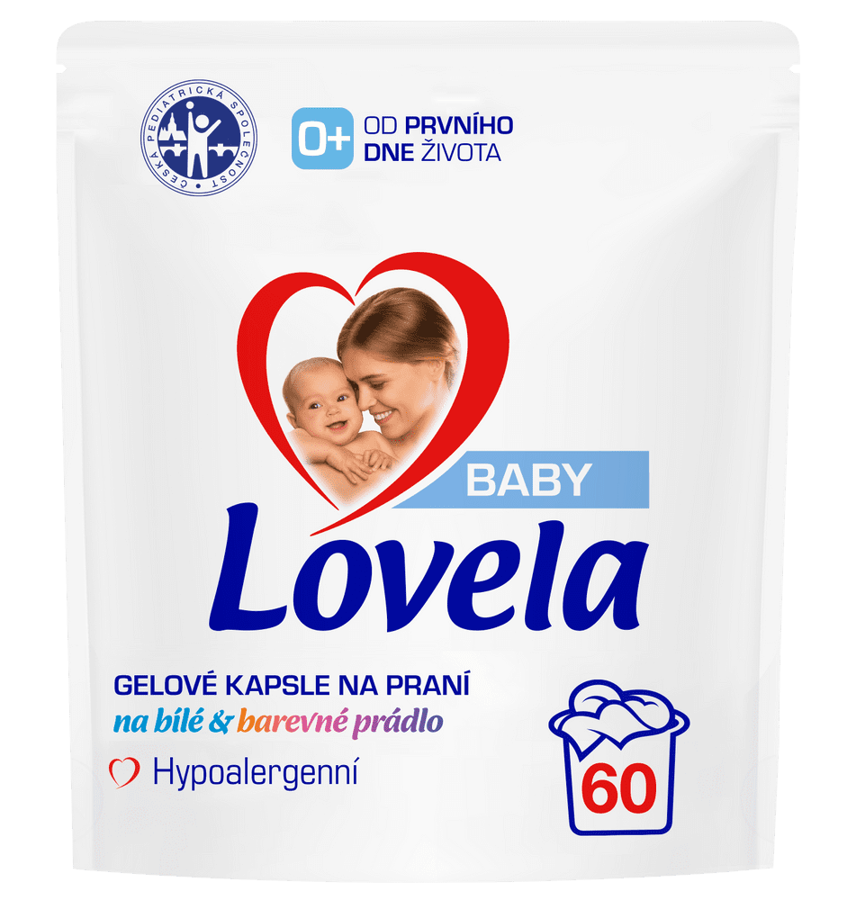 Levně Lovela Baby gelové kapsle na praní 60 ks
