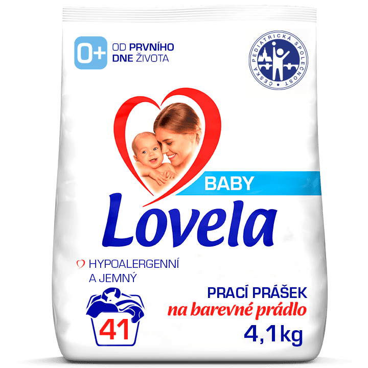 Levně Lovela Baby prášek na praní na barevné prádlo 4,1 kg / 41 pracích dávek