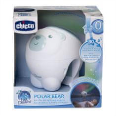 Chicco Projektor s polární září Polární medvěd modrý