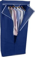 Alpina Textilní šatní skříň 75x50x160cm tmavě modrá