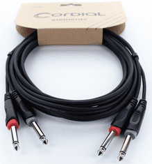 Cordial EU 1 PP stereo kabel