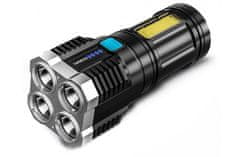 CoolCeny Multifunkční svítilna s vestavěnou dobíjecí baterií - TL-S03