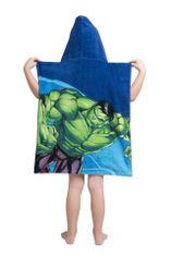Jerry Fabrics  Plážová osuška pončo Avengers Hero 50x115 cm