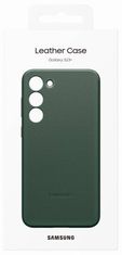 Samsung EF-VS916LGE Kožený Kryt pro Galaxy S23+ Green