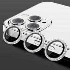 TopQ Tvrzené sklo HARD DIAMOND pro fotoaparát (LENS) pro Iphone 15 - 15 Plus černé (2 kusy)