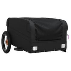 shumee Přívěsný vozík za kolo černý 30 kg železo