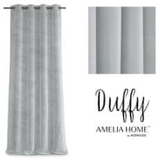 AmeliaHome Závěs Duffy stříbrný, velikost 140x250