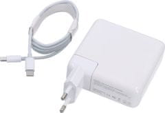140W Charger with 2M Dual Type-C Cable for MacBook White