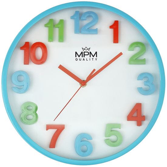 MPM QUALITY Designové plastové hodiny MPM E01.4186