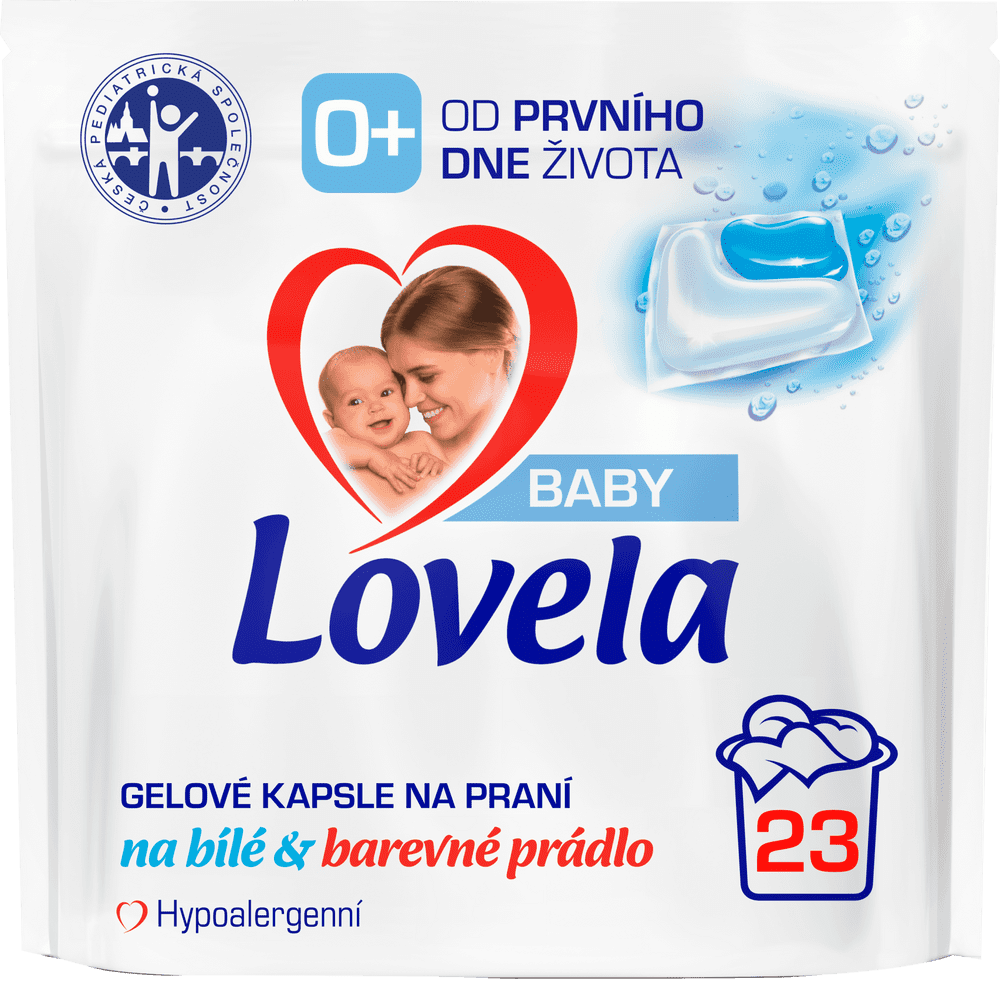 Levně Lovela Baby gelové kapsle na praní 23 ks
