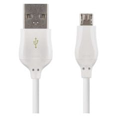 Emos Rychlonabíjecí a datový kabel USB-A 2.0 / micro USB-B 2.0, Quick Charge, 1 m, bílý