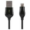 Rychlonabíjecí a datový kabel USB-A 2.0 / micro USB-B 2.0, Quick Charge, 1 m, černý