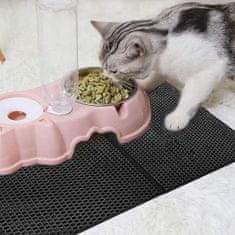 Mormark  CATMAT dvouvrstvá podložka + PURRPOT flexibilní dvojitá miska pro kočky | CATPOT