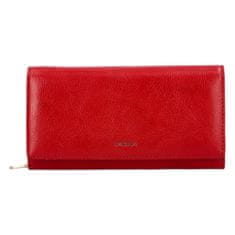 Patrizia Pepe Velká dámská kožená luxusní peněženka Belinda, červená