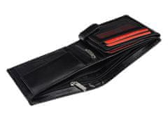 Pierre Cardin Pánská luxusní kožená peněženka Pierre Cardine Jamón, černá