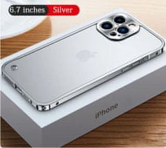 0-00023 Kryt na iPhone pro řadu 13/14 Pro, stříbrná
