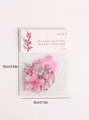 KN Sada 40 samolepek - Pink Blossom
